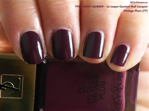 dark purple ysl nail lacquer|la laque couture nail varnish.